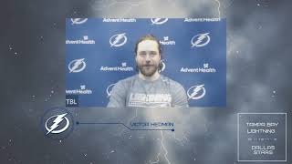 Victor Hedman on his 500th career NHL point