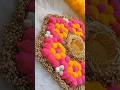 Tea Light Rangoli Decor ✨ | Easy Home Decor DIY | Festival Decoration Idea