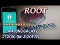 How To Root Samsung Galaxy J1 2016 J120FN Android 5.1.1 / TWRP Root Official Samsung Galaxy J1 2016