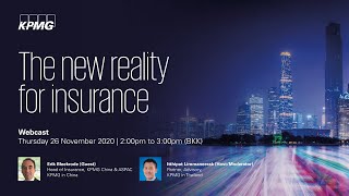 Re-run KPMG Webinar New reality for insurance - 26 November 2020