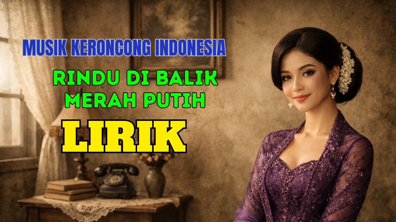 Musik Keroncong Indonesia - Rindu di Balik Merah Putih Lirik