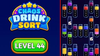 Chaos Drink Sort Level 44 Game Walkthrough
