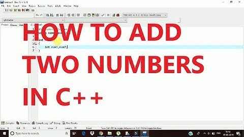 C++ Program - HOW TO ADD TWO NUMBERS|Full Explanation| Learn With Tiya