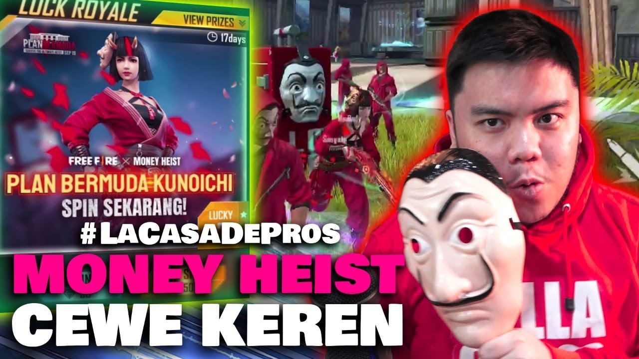AKHIRNYA SKIN MONEY HEIST KELUAR! VERSI CEWE AUTO BORONG!!