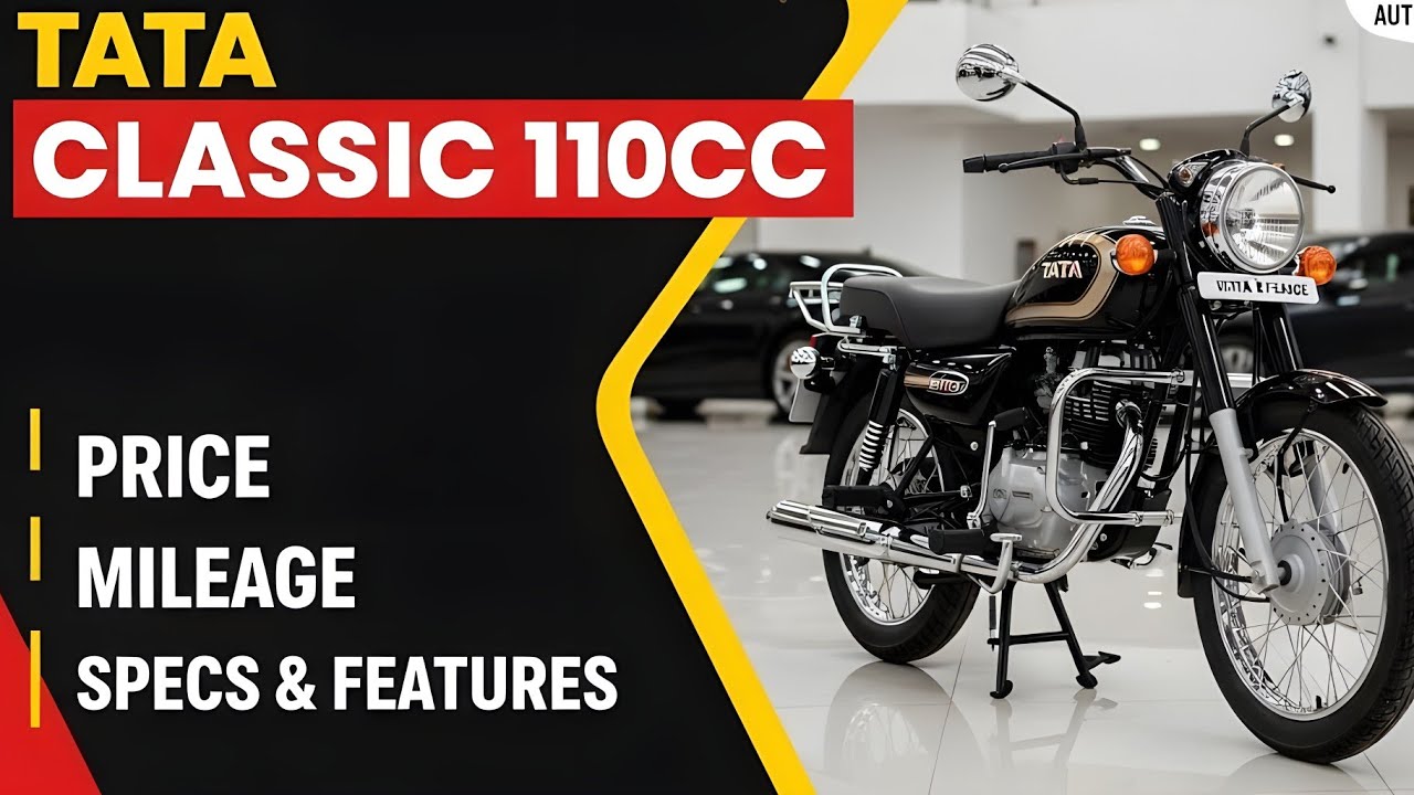 2026 Tata Classic 110cc Bike Launch | Mileage, Price, Features | Best 110cc Commuter Bike