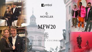 Symbol на MFW2020. Ужин с Сucinelli и шоу Moncler - Видео от Symbol Fashion Channel