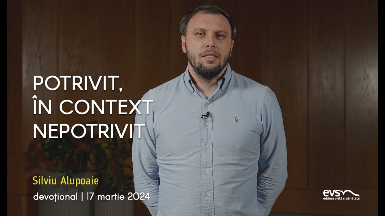 POTRIVIT, ÎN CONTEXT NEPOTRIVIT