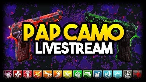 HOW TO CREATE A CUSTOM PAP CAMO, LIVESTREAM, BO3 MOD TOOLS, NEW EPIC CAMOS FOR FREE
