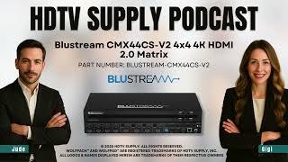 Blustream CMX44CS-V2 4x4 4K HDMI 2.0 Matrix - YouTube
