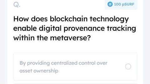 How does blockchain technology enable digital provenance tracking within the metaverse?