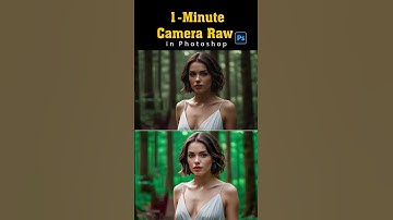 1-Minute Camera Raw|Photoshop Short Tutorial | Vidu Art #photoshopt #colorcorrection