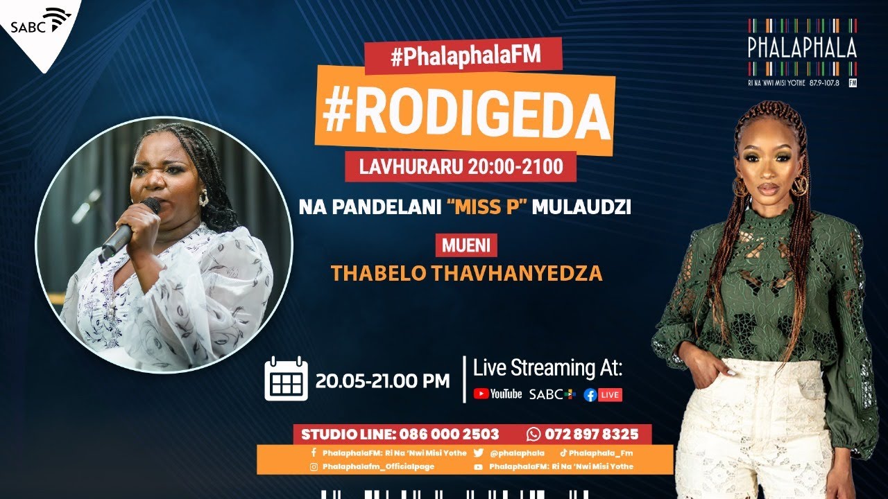 Roḓigeḓa  Thabelo Ṱhavhanyedza Kha rivhe roṱhe u bva zwino u swika awara ya Vhuṱahe .