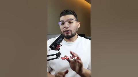 ما هو الـ API؟ وازاي بنستخدمه في البرمجة؟ 🤔💻 #برمجة #البرمجة #programming #web #api #code #coding