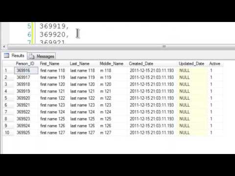 SQL Server Express 2008 R2 Tutorial 7   Delete and Truncate Example   YouTube