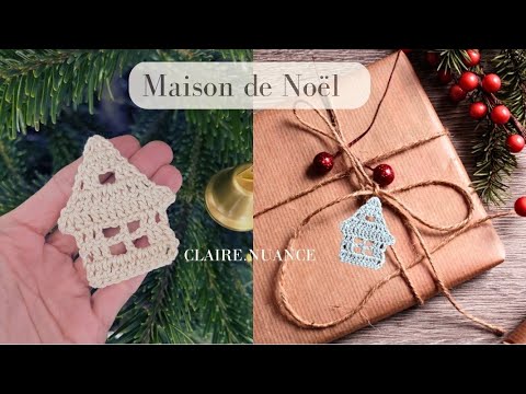 Moment Crochet-relaxation tuto facile maison de Noël pour guirlande lumineuse pas à pas débutant