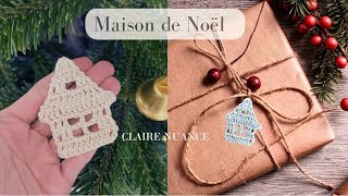 Moment Crochet-relaxation tuto facile maison de Noël pour guirlande lumineuse pas à pas débutant