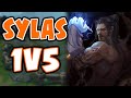 HUGE SYLAS POP OFF in GRANDMASTER | Sylas 1v5 | 10.25 - League of Legends