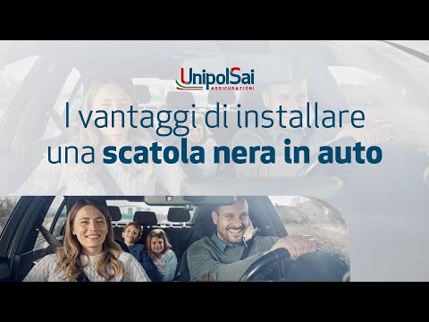 I vantaggi di installare una scatola nera in auto - UnipolSai