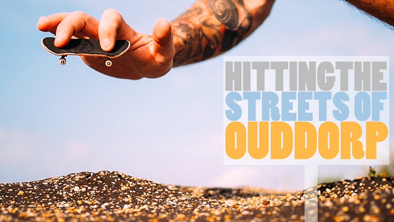Hitting The Streets Of Ouddorp - Outdoor Street Fingerboarding