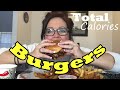 Mukbang Calorie Counting .... GrubUnleashed7 ... Burgers
