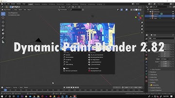 Create wave and foot print in blender 2.82 dynamic paint