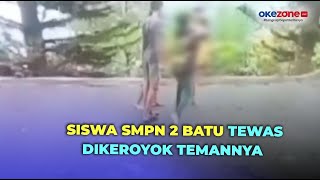 Siswa SMPN 2 Batu Tewas Dikeroyok Temannya, Aksinya Direkam dan Dijadikan Status Medsos Pelaku