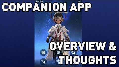 FFXIV: Companion App Overview & Thoughts