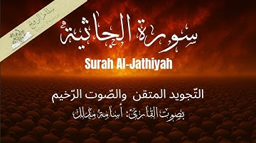 بصوت ملامس للقلب يوم ترى كل أمة جاثية على الركب، سورة الجاثية كاملة