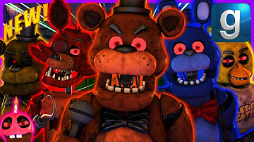 Gmod FNAF | Review | Brand New FNAF Movie Nextbots!