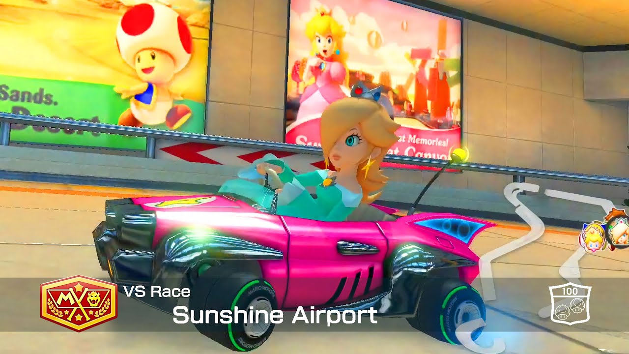 Mario Kart 8 Deluxe Rosalina Sunshine Airport 14 YouTube