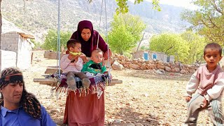 Life In The Mountains Hadi And Khadijas Family And Sports Swing For Najala And Artan