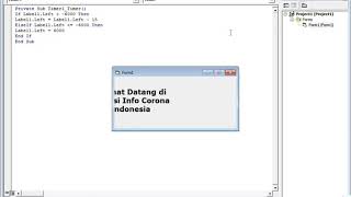 Tulisan Berjalan di VB6