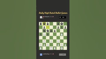 This Is How a Chess Bullet Game Between Two High-Rated Players went 😵‍💫♟️