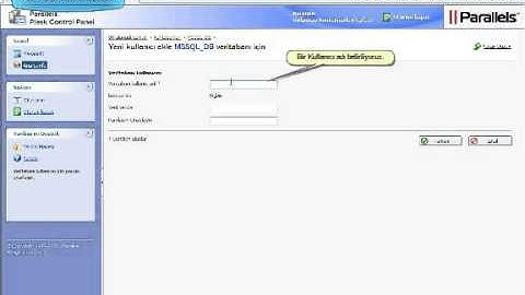 Windows / Plesk MSSQL (Microsoft SQL Server) Veritabanı Açma - www.alanadi.com.tr