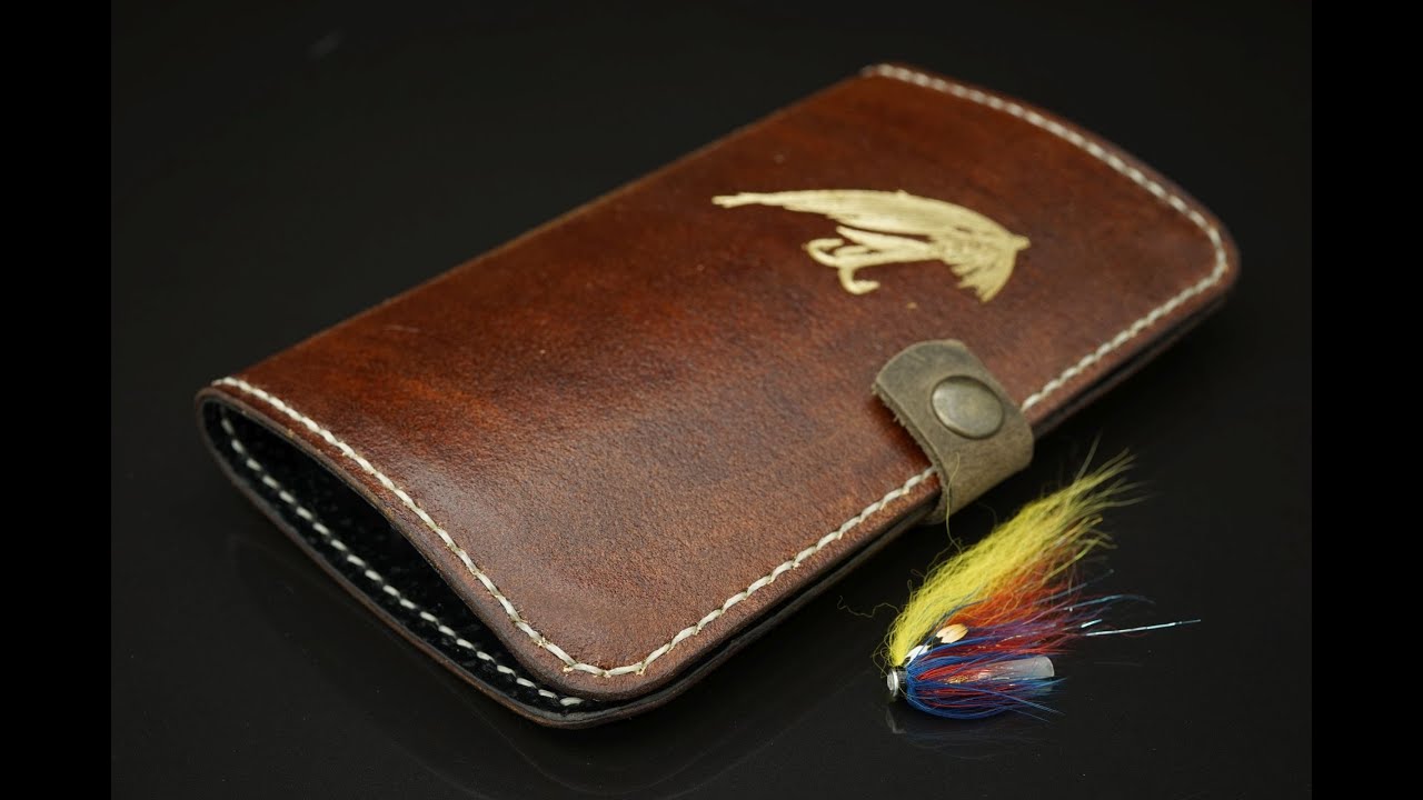 Personalized Fly Fishing Wallet – Leather Crafted Design