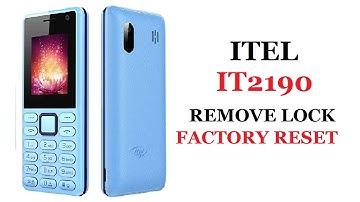 ITEL IT2190 REMOVE SCREEN LOCK | FACTORY RESET