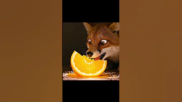 فوكسو ياكل برتقالة من جوه فوكسو Kidsadventure فوكسو Foxo فوكسو Funnyfox Asmr 