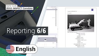 Reporting in ZEISS INSPECT Correlate (6/6)