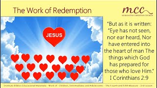 The Work of Redemption | Sunday School