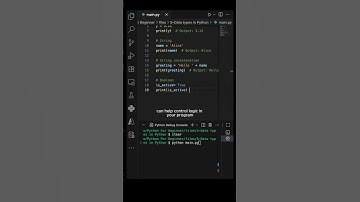 Python Data Types Explained in a Minute | Python for beginners #coding #workfromhome