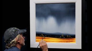 HOW TO PAINT FALLING RAIN - my secret techniques IN DETAIL.
