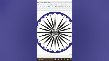 Designing The Ashok Chakra In Coreldraw || How To Create The Ashok Chakra In Coreldraw