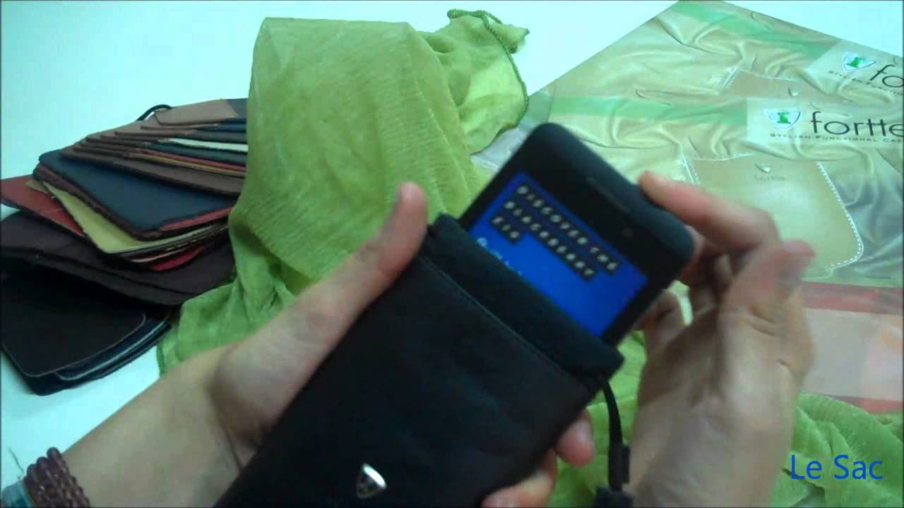 Leather case for Blackberry Z10 (Le Sac) by Fortte