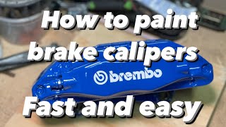 How to Paint Brake Calipers Fast and Easy