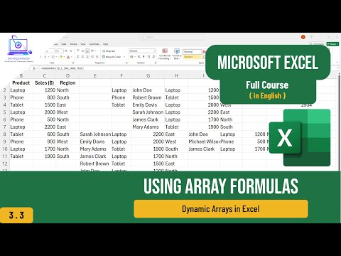 Master Dynamic Arrays in Excel – The Future of Formulas! 🚀