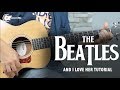 Como tocar AND I LOVE HER de THE BEATLES - Tutorial Guitarra + SOLO