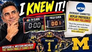 🚨 I Said Michigan’s Extra Second Didn’t Add Up… Now the NCAA Agrees 🏈