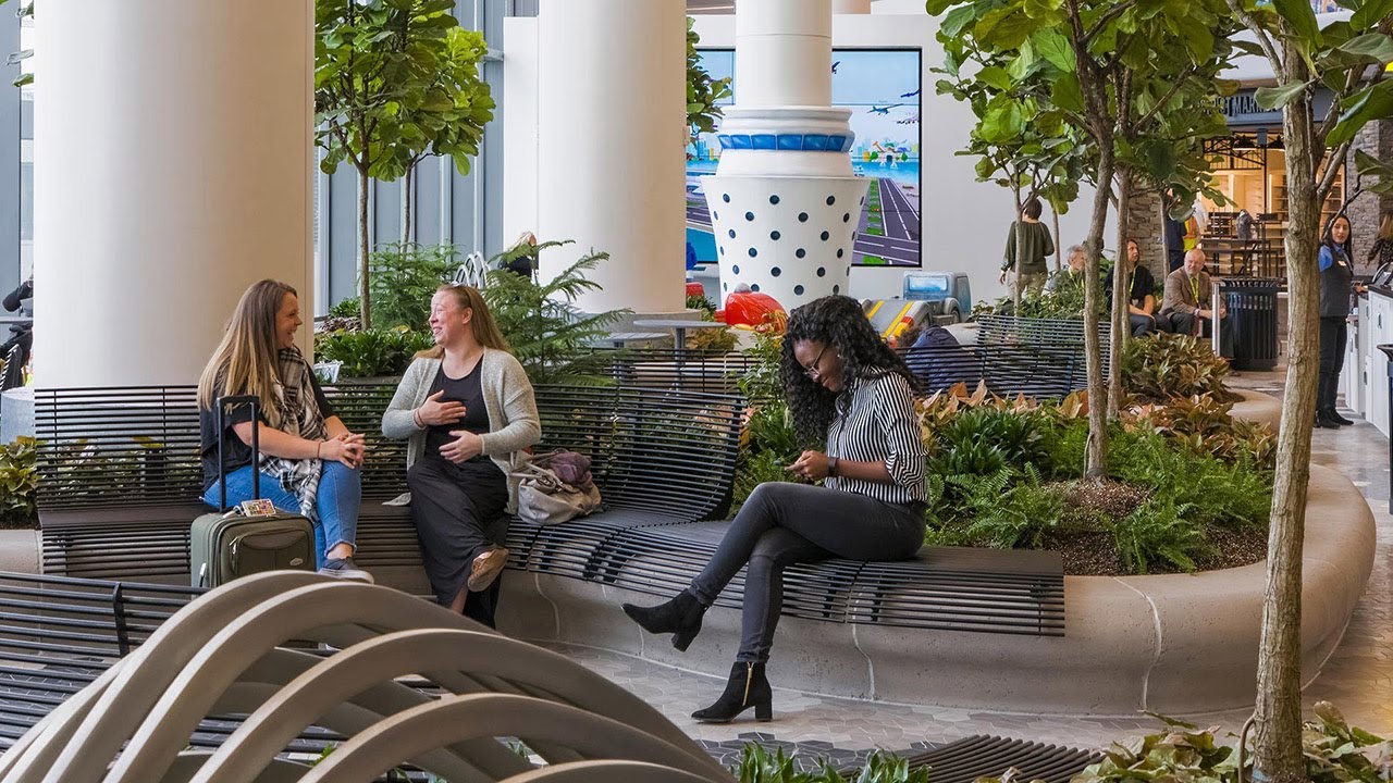 Tournesol Siteworks LaGuardia Airport Central Pocket Park Project