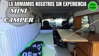 Camperizando la Partner Minivan o Mini camper