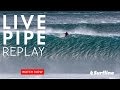 Pipeline, Hawaii March 27th, 2017 | Unedited Raw Footage from Surfline's Live Session at Pipeline